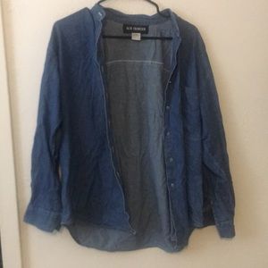 Jean button up